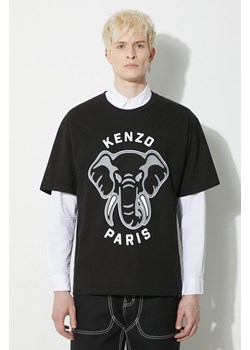 Kenzo t-shirt bawełniany Oversized T-Shirt męski kolor czarny z nadrukiem FD65TS0064SG.99J ze sklepu PRM w kategorii T-shirty męskie - zdjęcie 171299212