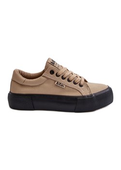 Trampki Damskie Lee Cooper LCW-24-31-2721 Beżowe beżowy - id: 193469 - marki Lee Cooper - 171300020 Trampki Damskie Lee Cooper LCW-24-31-2721 Beżowe beżowy ze sklepu ButyModne.pl w kategorii Trampki damskie - zdjęcie 171300020