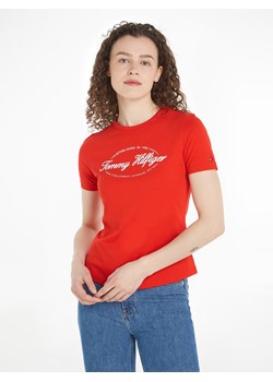 Tommy Hilfiger Koszulka w kolorze czerwonym ze sklepu Limango Polska w kategorii Bluzki damskie - zdjęcie 171301342
