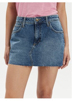 Lee Spódnica jeansowa 112349008 Niebieski Regular Fit ze sklepu MODIVO w kategorii Spódnice - zdjęcie 171301400