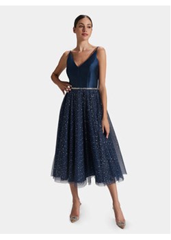 Swing Sukienka koktajlowa 5AG11500 Granatowy Slim Fit ze sklepu MODIVO w kategorii Sukienki - zdjęcie 171301412