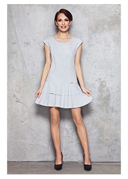 INFINITE YOU Sukienka w kolorze jasnoszarym ze sklepu Limango Polska w kategorii Sukienki - zdjęcie 171302054