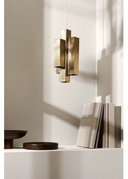 H & M - Metalowa lampa wisząca - Złoty ze sklepu H&M w kategorii Lampy wiszące - zdjęcie 171302681