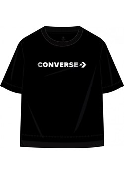 Damski t-shirt z nadrukiem CONVERSE Wordmark Relaxed T-Shirt ze sklepu Sportstylestory.com w kategorii Bluzki damskie - zdjęcie 171306653