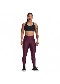 Damskie legginsy treningowe Under Armour HG Armour HiRise Leg - bordowe ze sklepu Sportstylestory.com w kategorii Spodnie damskie - zdjęcie 171307193