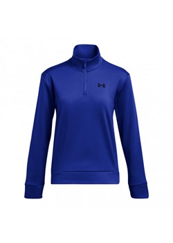 Damska bluza treningowa Under Armour Armour Fleece QZ - niebieska ze sklepu Sportstylestory.com w kategorii Bluzy damskie - zdjęcie 171307774