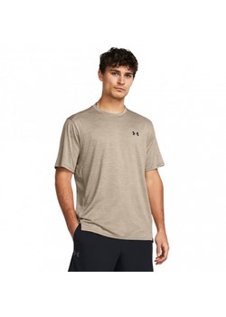 Męska koszulka treningowa Under Armour UA Tech Vent SS - beżowa ze sklepu Sportstylestory.com w kategorii T-shirty męskie - zdjęcie 171308180