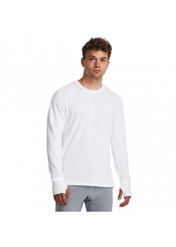 Męski longsleeve do biegania Under Armour Qualifier Cold - biały ze sklepu Sportstylestory.com w kategorii T-shirty męskie - zdjęcie 171308500