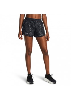 Damskie spodenki do biegania Under Armour UA Fly By 3'' Printed Shorts - czarne ze sklepu Sportstylestory.com w kategorii Szorty - zdjęcie 171308523