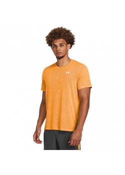 Męska koszulka do biegania Under Armour UA Streaker Splatter SS - pomarańczowa ze sklepu Sportstylestory.com w kategorii T-shirty męskie - zdjęcie 171308594