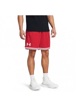 Męskie spodenki do koszykówki Under Armour UA 10\" Perimeter Short - czerwone ze sklepu Sportstylestory.com w kategorii Spodenki męskie - zdjęcie 171308873