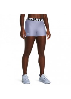 Damskie legginsy krótkie treningowe Under Armour UA HG Shorty - fioletowe ze sklepu Sportstylestory.com w kategorii Szorty - zdjęcie 171309024