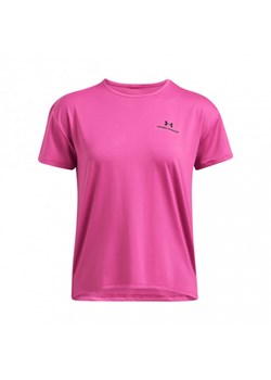 Damska koszulka treningowa Under Armour UA Rush Energy SS 2.0 - różowa ze sklepu Sportstylestory.com w kategorii Bluzki damskie - zdjęcie 171310194