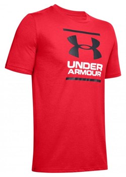 Męska koszulka UNDER ARMOUR GL Foundation SS - czerwona ze sklepu Sportstylestory.com w kategorii T-shirty męskie - zdjęcie 171310621
