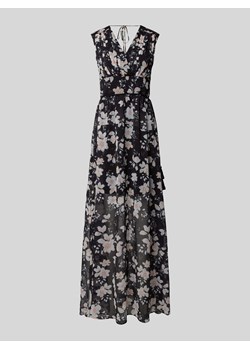 Długa sukienka z kwiatowym nadrukiem model ‘GILDA’ ze sklepu Peek&Cloppenburg  w kategorii Sukienki - zdjęcie 171311311