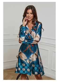 L&apos;armoire de Suzette Sukienka w kolorze niebiesko-beżowym ze sklepu Limango Polska w kategorii Sukienki - zdjęcie 171311930