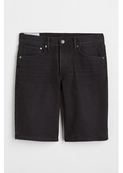 H & M - Szorty dżinsowe Regular - Czarny ze sklepu H&M w kategorii Spodenki męskie - zdjęcie 171313302