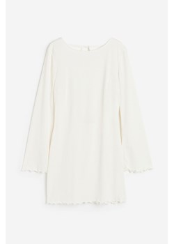 H & M - Krótka sukienka plażowa - Biały ze sklepu H&M w kategorii Sukienki - zdjęcie 171313341