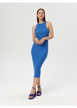 Sinsay - Sukienka midi ze wzorem - niebieski ze sklepu Sinsay w kategorii Sukienki - zdjęcie 171314432