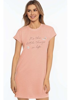Bawełniana koszula nocna Adore 41304-30X, Kolor różowy, Rozmiar M, Henderson ze sklepu Intymna w kategorii Koszule nocne - zdjęcie 171316121