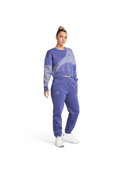 Damskie spodnie dresowe Under Armour UA Icon Fleece Jogger - fioletowe ze sklepu Sportstylestory.com w kategorii Spodnie damskie - zdjęcie 171316390