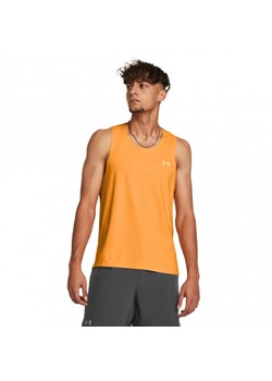 Męski top do biegania Under Armour UA Laser Singler - pomarańczowy ze sklepu Sportstylestory.com w kategorii T-shirty męskie - zdjęcie 171316604