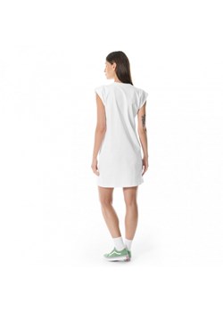 Damska sukienka shirtowa Guess Athena Jersey Dress - biała ze sklepu Sportstylestory.com w kategorii Sukienki - zdjęcie 171316863