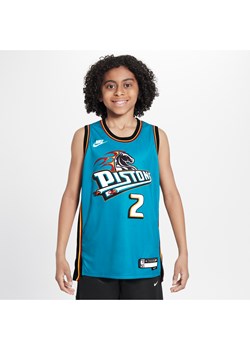 Koszulka dla dużych dzieci Nike Dri-FIT NBA Swingman Cade Cunningham Detroit Pistons - Niebieski ze sklepu Nike poland w kategorii T-shirty chłopięce - zdjęcie 171317264