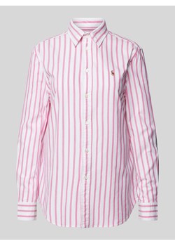 Bluzka koszulowa ze wzorem w paski ze sklepu Peek&Cloppenburg  w kategorii Koszule damskie - zdjęcie 171319451