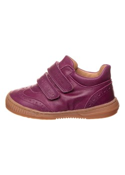 POM POM SkÃ³rzane sneakersy w kolorze fioletowym ze sklepu Limango Polska w kategorii Półbuty dziecięce - zdjęcie 171320101