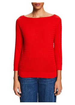 ESPRIT Sweter w kolorze czerwonym ze sklepu Limango Polska w kategorii Swetry damskie - zdjęcie 171320762