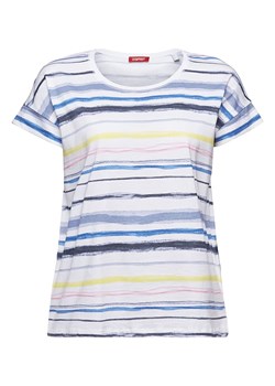 ESPRIT Koszulka w kolorze biało-niebieskim ze sklepu Limango Polska w kategorii Bluzki damskie - zdjęcie 171320841