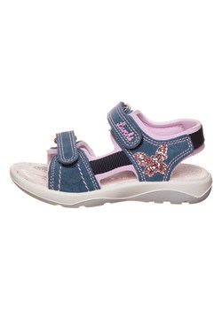 Lurchi Skórzane sandały &quot;Fia&quot; w kolorze niebiesko-jasnoróżowym ze sklepu Limango Polska w kategorii Sandały dziecięce - zdjęcie 171321160