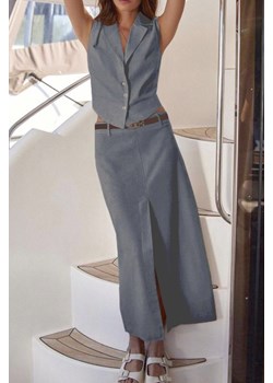Komplet JETIROMA GREY ze sklepu Ivet Shop w kategorii Komplety i garnitury damskie - zdjęcie 171323070