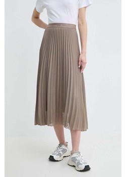 Marella spódnica kolor beżowy midi rozkloszowana 2413101035200 ze sklepu ANSWEAR.com w kategorii Spódnice - zdjęcie 171323843