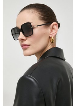 Gucci okulary przeciwsłoneczne damskie kolor czarny GG1449S ze sklepu ANSWEAR.com w kategorii Okulary przeciwsłoneczne damskie - zdjęcie 171330441