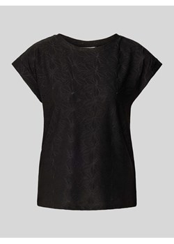 T-shirt z haftem angielskim model ‘Blond’ ze sklepu Peek&Cloppenburg  w kategorii Bluzki damskie - zdjęcie 171330851