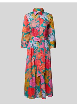 Sukienka midi z kwiatowym nadrukiem na całej powierzchni ze sklepu Peek&Cloppenburg  w kategorii Sukienki - zdjęcie 171330994