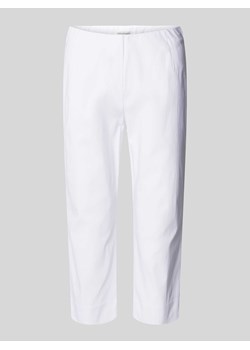 Spodnie capri w jednolitym kolorze model ‘INA’ ze sklepu Peek&Cloppenburg  w kategorii Spodnie damskie - zdjęcie 171331090
