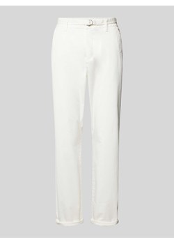 Spodnie o kroju regular fit z paskiem ze sklepu Peek&Cloppenburg  w kategorii Spodnie damskie - zdjęcie 171331353