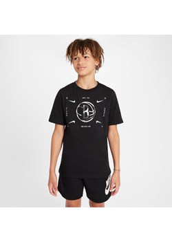 T-shirt z logo dla dużych dzieci (chłopców) Nike NBA Brooklyn Nets - Czerń ze sklepu Nike poland w kategorii T-shirty chłopięce - zdjęcie 171331560