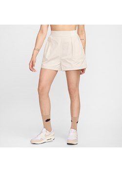 Damskie spodenki z wysokim stanem 8 cm Nike Sportswear Collection - Brązowy ze sklepu Nike poland w kategorii Szorty - zdjęcie 171331572