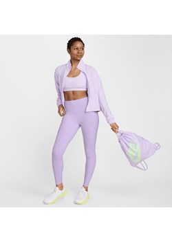 Damskie legginsy 7/8 z wysokim stanem i kieszeniami zapewniające średnie wsparcie Nike Universa - Fiolet ze sklepu Nike poland w kategorii Spodnie damskie - zdjęcie 171331581