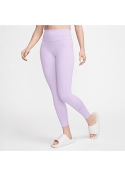 Damskie legginsy o pełnej długości z wysokim stanem Nike One - Fiolet ze sklepu Nike poland w kategorii Spodnie damskie - zdjęcie 171331603