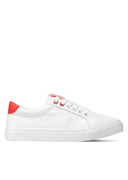 Tenisówki Big Star Shoes BB274210 White/Red ze sklepu eobuwie.pl w kategorii Trampki damskie - zdjęcie 171331961