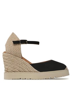 Espadryle Unisa Caruso Ks Czarny ze sklepu eobuwie.pl w kategorii Espadryle damskie - zdjęcie 171332120