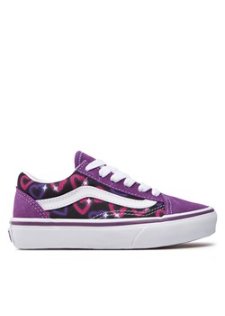 Tenisówki Vans Uy Old Skool VN0005WVBJD1 Purple/Multi ze sklepu eobuwie.pl w kategorii Trampki dziecięce - zdjęcie 171332333