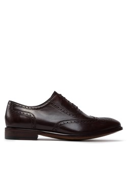 Półbuty Lord Premium Brogues 5501 Brązowy ze sklepu eobuwie.pl w kategorii Buty eleganckie męskie - zdjęcie 171332532