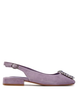 Sandały Alma En Pena V240390 Suede Lilac ze sklepu eobuwie.pl w kategorii Balerinki - zdjęcie 171333394