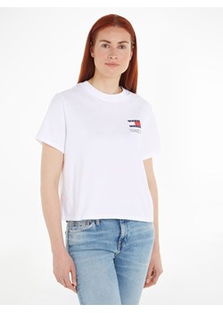 TOMMY JEANS Koszulka w kolorze białym ze sklepu Limango Polska w kategorii Bluzki damskie - zdjęcie 171336454